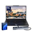 Lenovo ThinkPad X1 Carbon Gen 13 Business AI Laptop, Intel Core Ultra 7 255U, 14" FHD+ Touchscreen, 32GB DDR5, 1TB SSD, 1080p IR Camera, Fingerprint, Wi-Fi 6E, Win 11 Pro, Bundle with 7-in-1 USB-C Hub - 1
