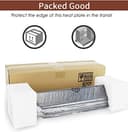 GFTIME 43.4cm Porcelain Steel Flavorizer Bars for Weber Genesis II/LX 300 Series II E-310, II E-330, II E-335, II S-335, II LX S/E-340 (2017 and Newer) Gas Grills, Heat Plates for Weber 66032/66795 - 8