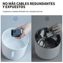 PETKIT EVERSWEET Fuente para Gatos 2L, Bomba Inalámbrica, Control de App, Bebedero Gatos Automatico, Ultrasilencioso, 3 Flujos de Agua, Filtro Triple, Ventana de Nivel de Agua, Luz Led - 3