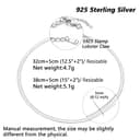 Silvora Collar Choker Mujer Plata de Primera Ley 925 3mm Cadena Plana Serpiente 32cm Ajustable Joyería Minimalista Regalo Madre Pareja - 4