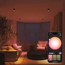 Philips Hue Essential Foco GU10 Smart LED, White and Color ambiance, 4,7 W, 2200 K-6500 K, 345 lúmenes, regulable, funciona con Alexa, Google Assistant y Apple Home, pack de 1 - 2