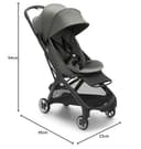 Bugaboo Butterfly Passeggino da Viaggio Ultracompatto, Piccolo e Leggero, Si Chiude in 1 Secondo, Passeggino da Città Ergonomico e Spazioso, da Neonato a Bambino, Guida Comoda, Forest Green - 8