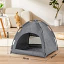 Nobleza Faltbares Katzenhaus, 2-in-1 Katzen und Hundebett, Abwaschbar mit Kissen, für Kleine bis Katzen und Hunde, Geeignet für Innen und Außenbereich - 2