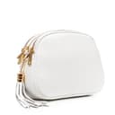 Firenze Artegiani. Aliminusa bolso bandolera Mujer. Piel auténtica Dollaro. 22x9x16 cm. Color: Blanco - 2