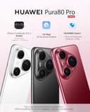 HUAWEI Pura 80 Pro Smartphone 12GB+512GB, Fotocamera Ultra Lighting da 1 pollice, Fotocamera Ultra Lighting Macro con Teleobiettivo, Eliminazione del rumore AI, 5170 mAh, Nero Smaltato - 2