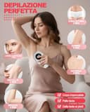Onalix IPL Epilatore Luce Pulsata, Dispositivo Epilazione a Luce Pulsata, 999999 Flash Epilatore Professionale, 5 Livelli Laser Peli Donna, 2 Modalità per Viso, Braccia, Gambe e Corpo Intero - 7