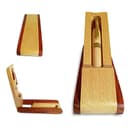 Migliore confezione regalo penna gel in legno con scatola portapenne roller fatta a mano e ricariche, penna a sfera professionale con custodia di presentazione fantasia - 3