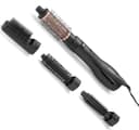 BaByliss Spazzola ad aria calda 1200W 4 accessori, Asciugatura, styling e volume, 3 temperature, funzione ionica anti-crespo, AS122E - 1