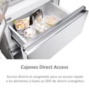 HAIER FD 70 Series 5 HFR5719ENMG - Frigorífico Puerta Francesa, Cajones Direct Access, Circular AirFlow, Motor Inverter, My Zone Plus, Total No Frost, Ancho 70cm, Alto 1,90m, 446L, Luz LED, Inox - 5