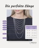 Materia Feine Ankerkette 925 Sterling Silber - 1,2mm Halskette silber in 40 cm K30-40cm - 4