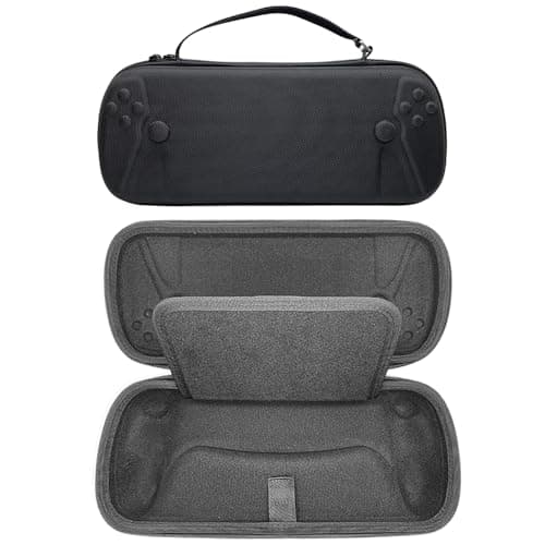 Hesupy Custodia per Playstation Portal, custodia protettiva portatile per console di gioco PS5, Nero , tessuto Oxford