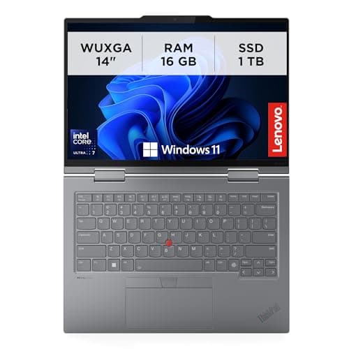 Lenovo - Notebook 14 Pollici Convertibile ThinkPad X1 2-in-1 Gen 9, PC Portatile Windows 11 Pro, Intel Core Ultra 7 155U, RAM 16GB LPDDR5X, SSD 1TB, Laptop con Monitor Touchscreen WUXGA IPS 360°