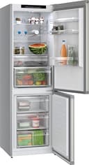 Bosch Serie 4, Freistehende Kühl-Gefrier-Kombination mit Gefrierbereich unten, 186 x 60 cm, Metall-Optik, Total No Frost, KGN362LAF - 8