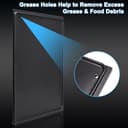 Adviace 56041 56040 Cast Iron Reversible Griddle for Napoleon Grills, 2-Sided Grill Griddle for Napoleon Prestige 500 Prestige Pro 500 Built-in Lex 485 605 730 Series Grills - 6