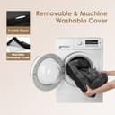 EHEYCIGA XL Dog Bed Memory Foam, Extra Large Orthopedic Dog Beds Sofa with Sides and Waterproof Liner, Pet Couch with Washable Removable Cover and Non-Slip Bottom, 104x68x19cm, Charcoal - 6