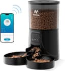 IMIPAW Automatic Cat Feeder - 2 Cats, App Control, 5G WIFI Auto Pet Feeders for Remote Feeding, Programmable 1-10 Meals, 4L Smart Timed Dog Food Dispenser, Fresh Lock Technology, Detachable Clean - 1