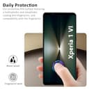2+2 Pezzi Pellicola Vetro Temperato Per Sony Xperia 1 VI 5G, 2 Pack Pellicole Protettiva e 2 Pezzo Protector Fotocamera, Durezza 9H, Anti-Impronte, Senza Bolle, Ultra HD - 3