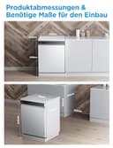 Midea SF 7.60NW14B Geschirrspüler 60cm Freistehend & Unterbaufähig, 14 Maßgedecke, 8 Programme, Spülmaschine 60 cm mit WIFI, 42 db, Hygienepflege+, Dualzone Wash, Extra Trocknen - 9