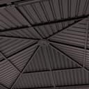 TOOLPORT Gazebo da Giardino 3x3 m Tetto Hardtop in Acciaio con Teli Laterali e Zanzariere in Grigio - 4