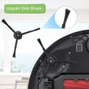 AiLomey Zubehör für Roborock S8 / S8 +, Ersatzteile für Roborock S8 Pro Ultra, 2 Hauptbürste, 4 Wischtücher, 4 Filter, 4 Seitenbürsten - 6