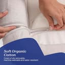 Chicco Mommy Pod 3in1, Riduttore Lettino Neonato, 81 cm x 49 cm, Nido per Bebè, 0-3 mesi per la Nanna, 0-8 mesi per il Tummy Time, Rivestimento in Cotone Organico, Lavabile in Lavatrice, Beige - 4