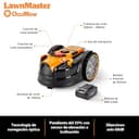 Lawnmaster OcuMow®16 Robots cortacéspedes eléctrico para Jardines de 80 m² Pendiente de 35% con batería de Iones de Litio MX 24V 2Ah y Cargador rápido - 4