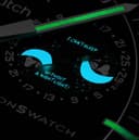 Swatch Orologio da Polso Moonswatch Omega x Mission to the Moonphase Snoopy Nero - 7