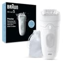 Braun Silk Epil 5 Epilatore Elettrico Donna, Rasoio Elettrico Donna Per Una Epilazione Semplice, Wet & Dry, Pelle Liscia a Lungo, 5-011, Bianco/Grigio - 1