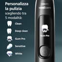 Philips Sonicare AdvancedClean Limited Edition, Spazzolino elettrico - schermo smart, sensore di pressione, promemoria sostituzione testina, 5 modalità di spazzolamento e SmarTimer, nero, HX3792/11 - 5