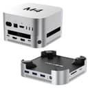 ACASIS Mac mini M4 Dock & Stand with Dual-Bay NVMe SSD Enclosure, Aluminum HDMI Hub for Mac mini M4 and M4 Pro 2024, 4K60Hz HDMI,4 X 10G USB A, PD 30W, SD/TF, Support SSD B+M M-Key - 1