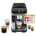 De’Longhi Magnifica Evo Next - Perfetto Kaffeevollautomat mit LatteCrema-Milchaufschäumer, 13 One-Touch-Getränke, Coffee- und Cappuccino Kaffeemaschine, farbiges Touch-Display, Titan (ECAM312.80.TB) - 1