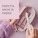 Panasonic ES-WR51 Epilatore Compatto per il Corpo, Rasoio da Donna, a Secco, Alimentato a Batteria (Necessaria 1 AAA), Cappuccio di Protezione, Spazzola di Pulizia, Bianco - 6