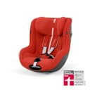 CYBEX Gold Kinder-Autositz Sirona G i-Size Plus, Ohne Base, Ab ca. 3 Monaten bis 4 Jahre, Max. 19 kg, 61 - 105 cm (Ab Geburt / 40 cm mit Neugeboreneneinlage), Hibiscus Red - 2