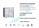 INFINITON | Frigorifico FG-A82I2P | Dos Puertas | Capacidad 85 L | Descongelación DEFROST | Alto 85 Cm | Clase Energética A+ /F | Temperatura Regulable | Color Inox | - 4