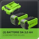 Greenworks 40V Aspiratore Soffiatore a Batteria per Foglie, Motore Brushless, 280km/h, 9,63m³/min, Sacco di Raccolta da 45L, Due Batterie 2Ah e Caricabatterie, Garanzia 3 Anni GD40BVK2X - 10