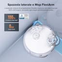 roborock Qrevo Edge S5A Robot Aspirapolvere e Lavapavimenti 18.500 Pa, zero grovigli, spazzola principale DuoDivide, spazzola laterale FlexiArm e Mocio, lavaggio ad acqua calda e autopulizia (Bianco) - 5