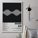 TOPOSTER Stampa artistica da parete su tela, motivo: Arctic Monkeys-AM con copertina di album musicali, decorazione per camera da letto, 30 x 45 cm, senza cornice, stile 4 - 6