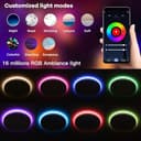 ANTENLICHT LED Deckenlampe Smart 24W Kompatibel mit Alexa und Google Assistant Ø30cm, Steuerbar via App mit 16 Millionen DIY Farben, Wifi Deckenleuchte mit Fernsteuerung für Schlafzimmer, Wohnzimmer - 6