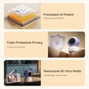 BOIFUN 2K Baby Monitor WiFi con Display 5”, Controllo Doppio App e Monitor, Avvisi Pianto e Movimento, Visione Notturna Senza Disturbi, Temperatura e Umidità, Rotazione 360°, fino a 19h - 3