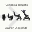 Bugaboo Butterfly Passeggino da Viaggio Ultracompatto, Piccolo e Leggero, Si Chiude in 1 Secondo, Passeggino da Città Ergonomico e Spazioso, da Neonato a Bambino, Guida Comoda, Stormy Blue - 5