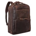 STILORD XL Herren-Businessrucksack aus Leder braun - 15-17 Zoll großer Arbeitsrucksack - Männer Laptop-Rucksack - Vintage Office-Bag aus Echtleder 'Harlow' - 1