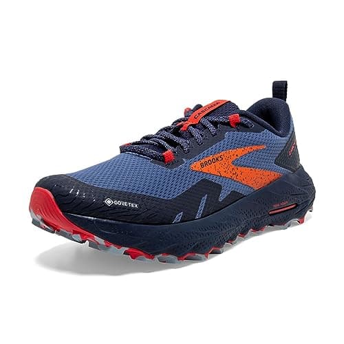 Brooks Cascadia 17 GTX Women's Trail Running Shoes, Navy/Bittersweet/Peacoat - 5 UK