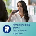 Philips Sonicare 3100 spazzolino elettrico sonico, sensore di pressione e timer, custodia da viaggio, colore nero, HX3673/14, Sonicare 3100, Nero - 2