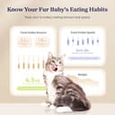 PAWSYNC Automatic Cat Feeder,WiFi Smart Scale Tracks Pet's Food Intake, App Remote Feeding, 3.6L Timed Food Dispenser for Cats and Dogs, Up to 10 Meals Per Day, Stainless Steel Bowl, Dual Power Supply - 5