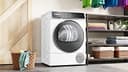 Bosch WQB235B40 Wäschetrockner Serie 8, Wärmepumpentrockner mit 8kg Fassungsvermögen, AutoDry, SmartDry, Home Connect, AntiVibration Design, Sensitive Drying System, Weiß, 60cm - 9