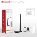 Honeywell LED Desk Lamp Eye Caring - Sunturalux H2 Table Lamp with USB Charging Port, 4 Colour Modes Stepless Dimmable, Auto Timer,Touch Control Foldable Desk Light for Home Office Bedroom Black - 7