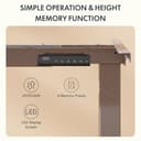 FLEXISPOT E1 Pro Escritorio Elevable Eléctrico con 2 Motores Carga de 100KG, Escritorio Ajustable en Altura de Acero 70-119CM, con 4 Funciones de Memoria Escritorio de pie, Gris - 2