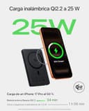 Baseus PicoGo AM52 MagSafe Powerbank, Qi2.2 Magsafe de 10 000 mAh, Carga Inalámbrica Ultrarrápida de 25 W, Carga Rápida PD de 45 W, Batería Externa Magnética Slim para iPhone 17/16 Pro MAX, Negra - 3