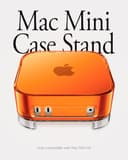 Spigen Classic C1 Funda con Soporte para Filtro de Aire Integrado Compatible con Mac Mini M4 / M4 Pro Chip (2024) - Tangerine - 2