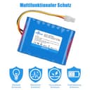 KUNLUN 18.5V 3500mAh Ersatzakku Li-ion für Husqvarna Automower 310,315,584 85 28-02, für Gardena Sileno R100Li,R130Li,R160Li, Mähroboter Akku für 5848228-01,5848228-02,5848528-01,5895862-01 - 6